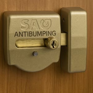 instalamos un cerojo antibumping en una puerta acorazada